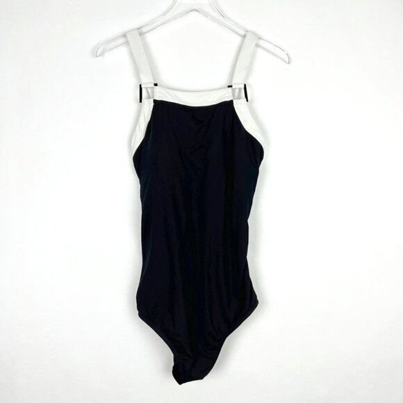 NWT Jag Tummy Control One-Piece Swimsuit. Black/White. Size 20W - Picture 1 of 12